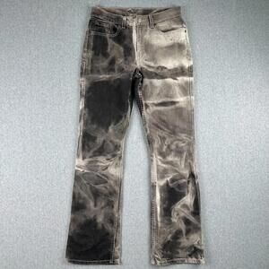 Vintage Y2K Levi 515 Boot Cut Jeans Women's 8 MIS L Acid Was Black Grey Mid Rise